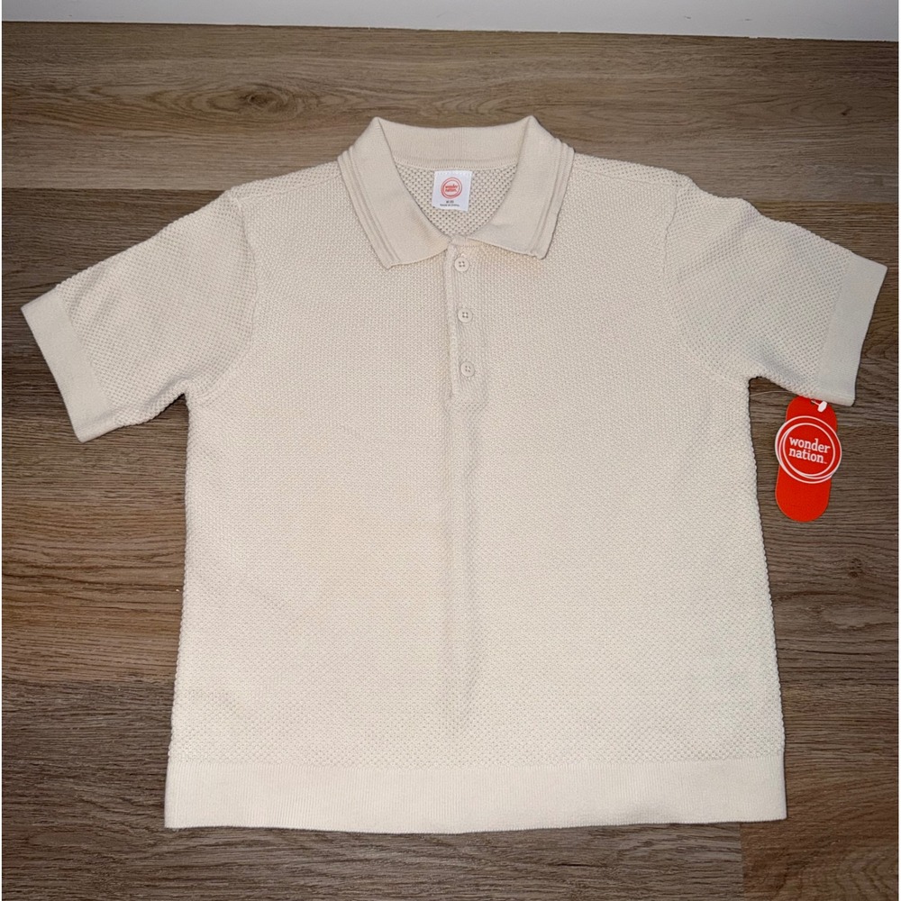 Boys knit polo small 6/7